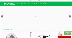 Desktop Screenshot of comtec-int.ro