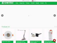 Tablet Screenshot of comtec-int.ro